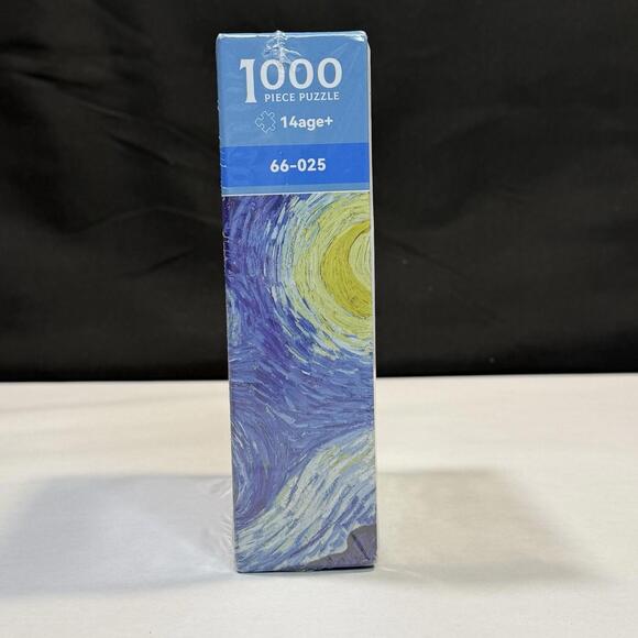 Mini Jigsaw Puzzle 1000 Pieces for Adults Van Gogh the Starry Night Environmenta - Picture 2 of 4